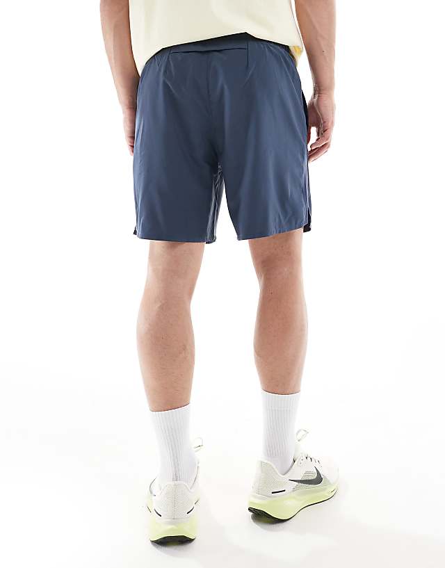 Asos Nike Running Challenger Dri-FIT 7 Inch Shorts In Navy