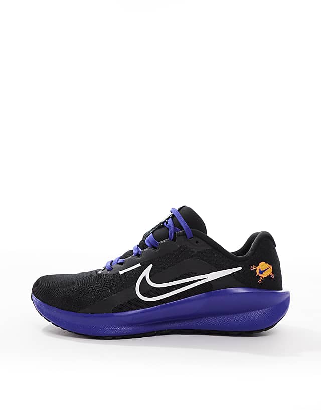 Asos Nike Running Downshifter 13 Trainers In Black And Purple