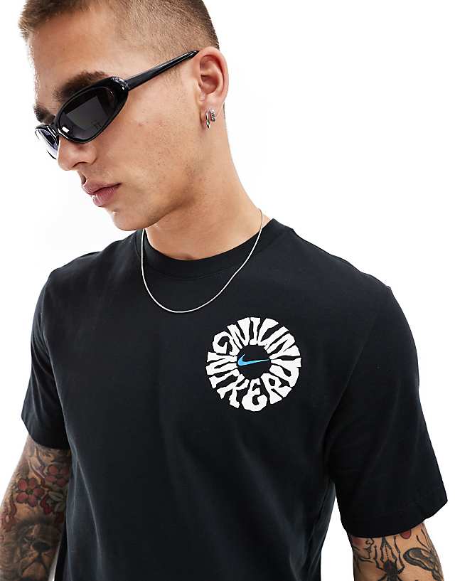 Asos Nike Running Dri-FIT Energy Graphic T-shirt In Black