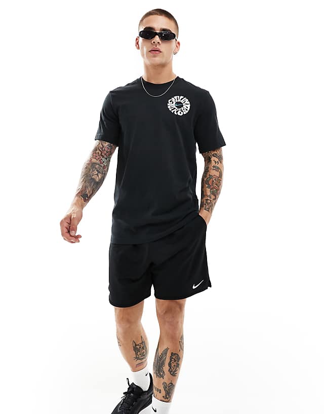 Asos Nike Running Dri-FIT Energy Graphic T-shirt In Black