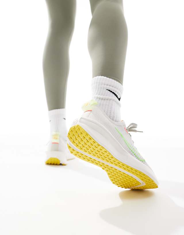 Asos Nike Running Interact Run Trainers In Grey And White