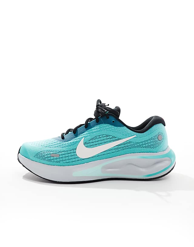 Asos Nike Running Journey Run Trainers In Light Blue