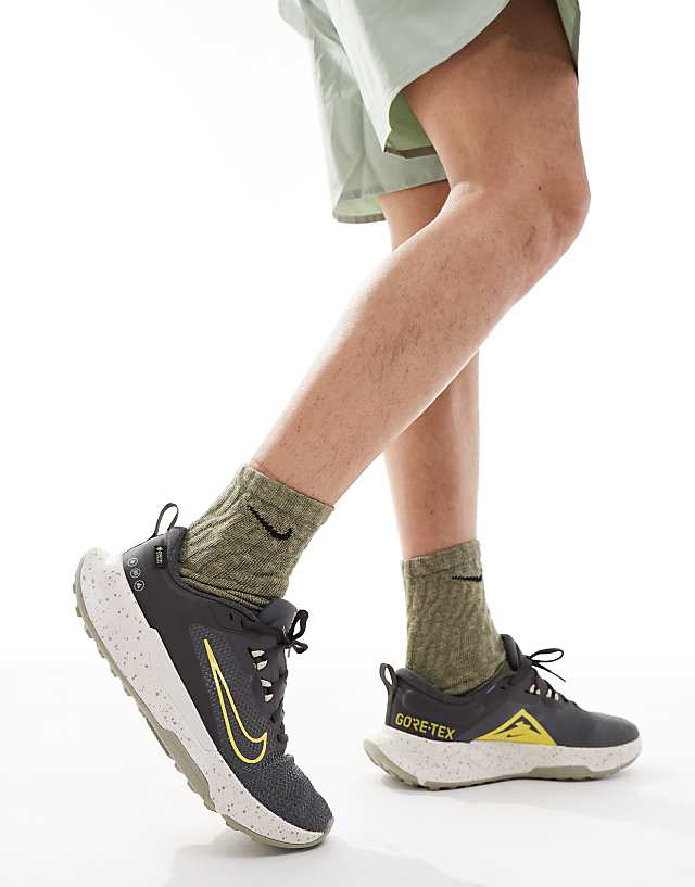 Asos Nike Running Juniper Trail 2 Gore-TEX Trainers In Dark Grey