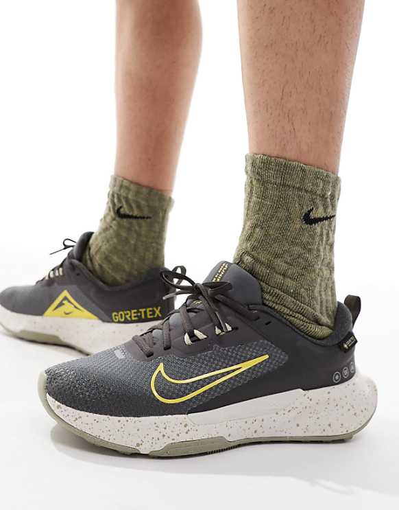 asos Nike Running Juniper Trail 2 Gore-TEX trainers in dark grey