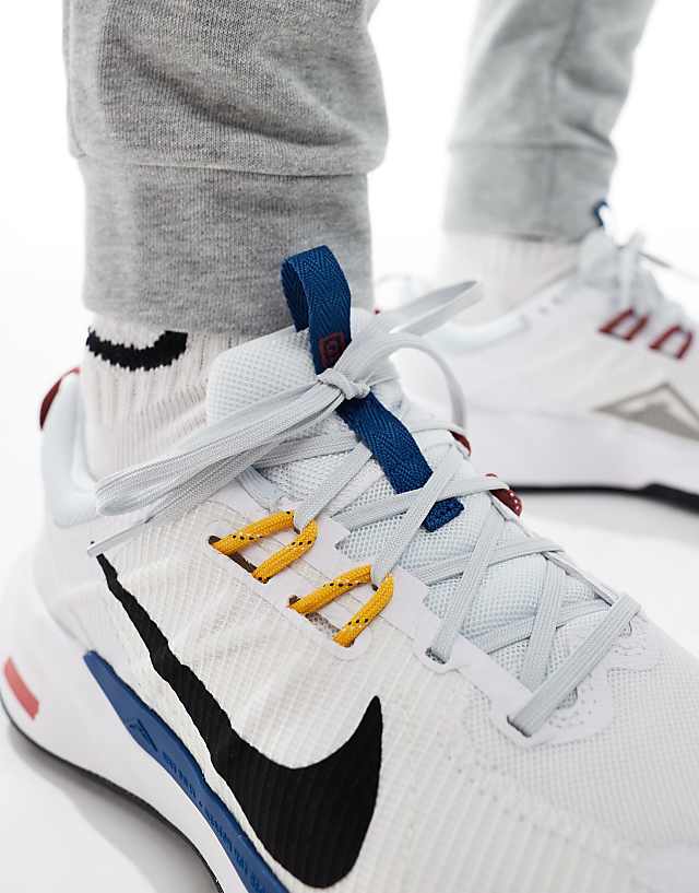 Asos Nike Running Juniper Trail 2 Trainers In White And Black