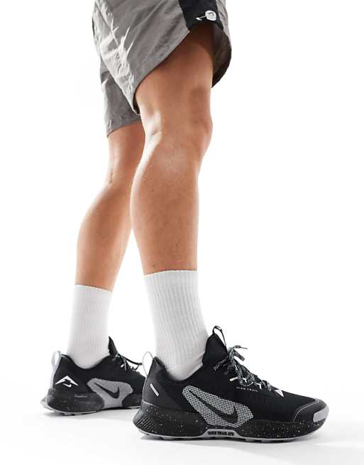 asos Nike Running Juniper Trail 3 trainers in black