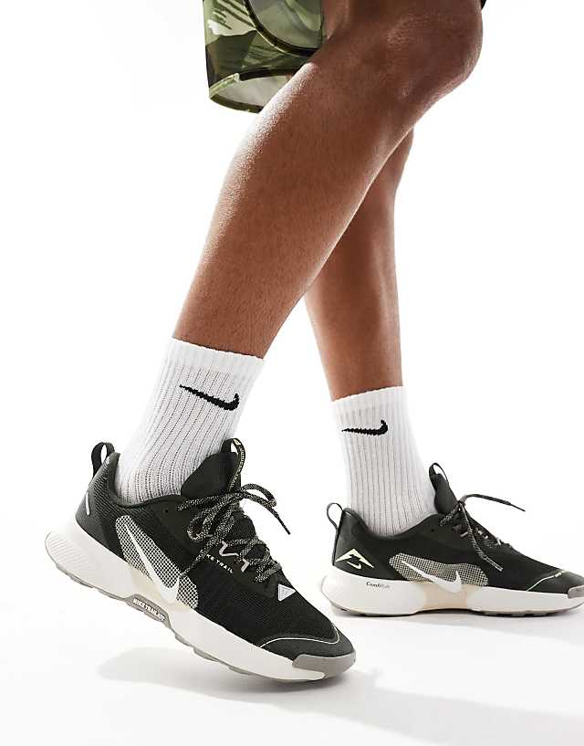asos Nike Running Juniper Trail 3 trainers in dark grey
