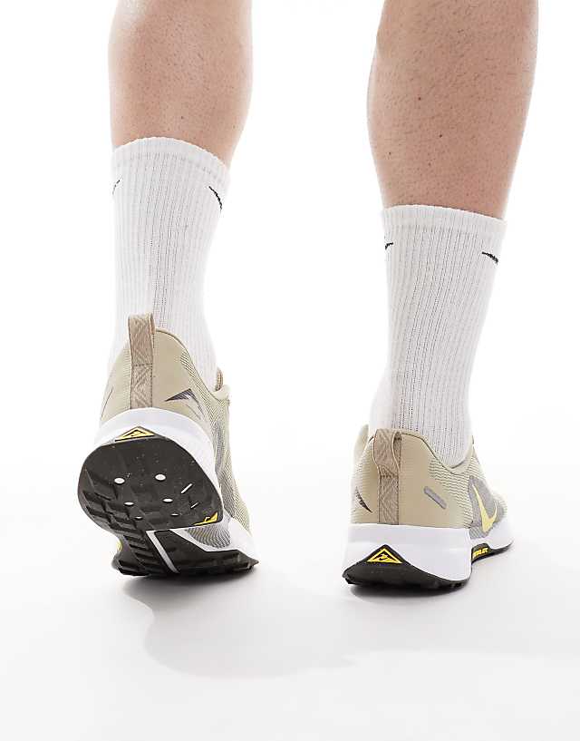Asos Nike Running Juniper Trail 3 Trainers In Khaki