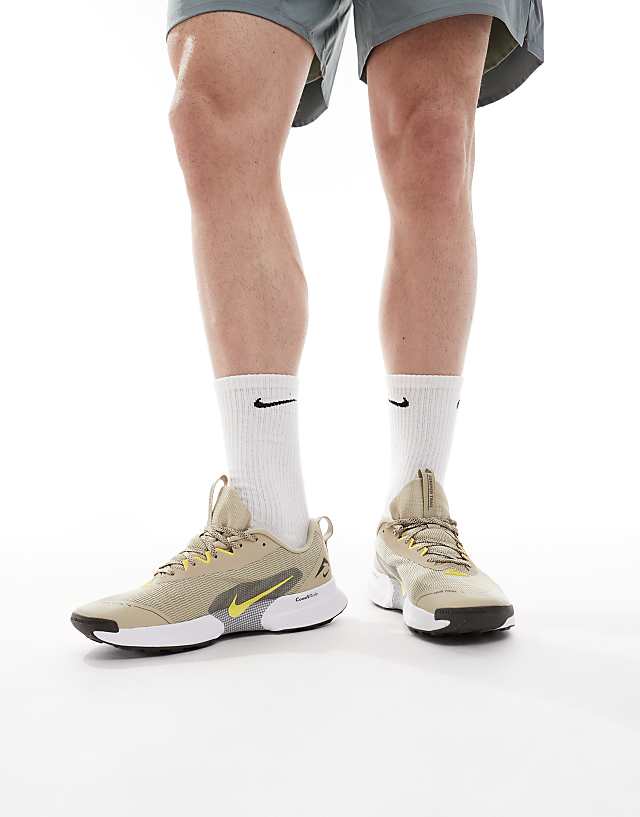 Asos Nike Running Juniper Trail 3 Trainers In Khaki