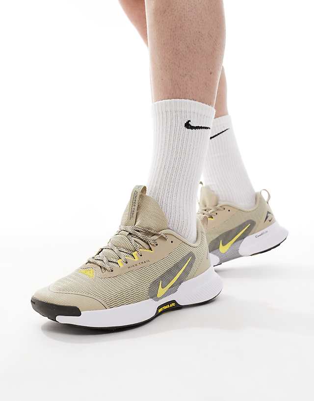 asos Nike Running Juniper Trail 3 trainers in khaki