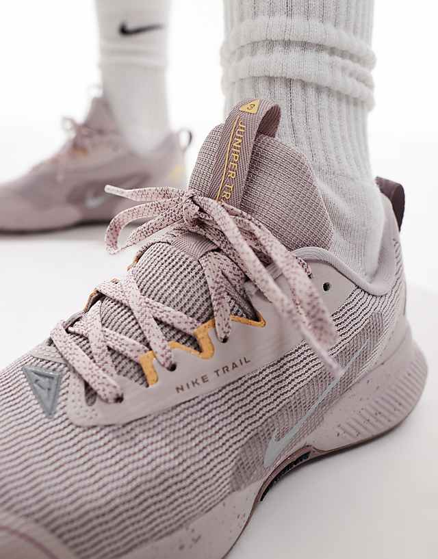 Asos Nike Running Juniper Trail 3 Trainers In Light Purple