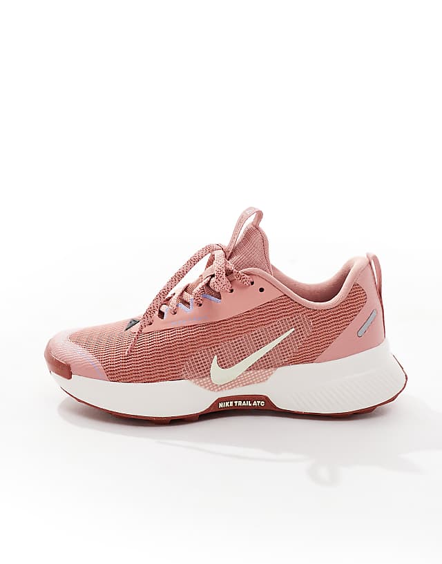 Asos Nike Running Juniper Trail 3 Trainers In Pink And White