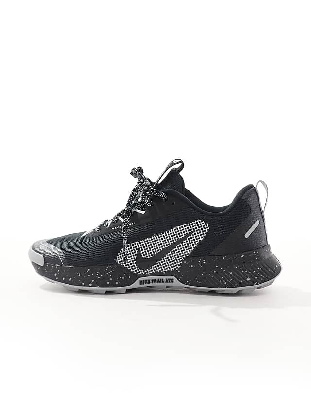 Asos Nike Running Juniper Trail 3 Trainers In Triple Black