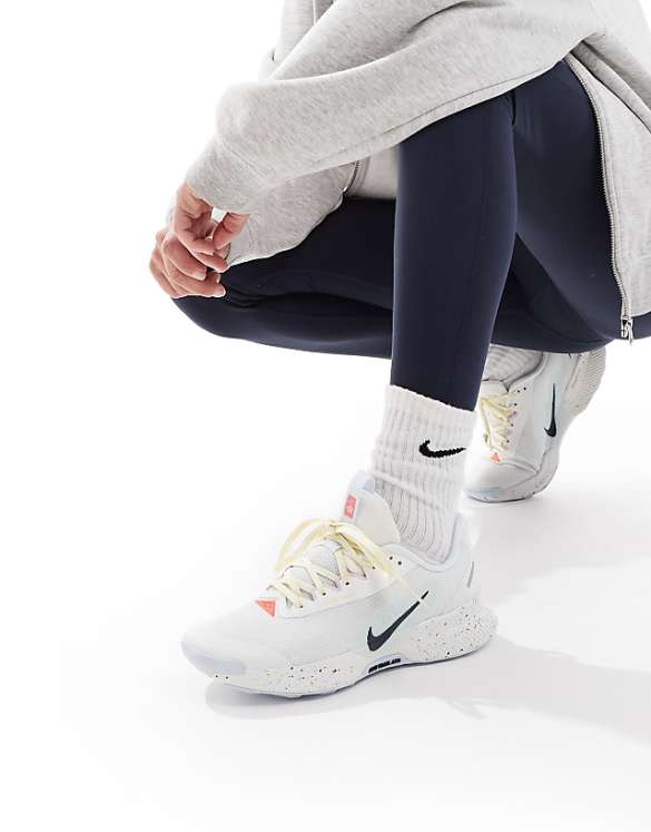 asos Nike Running Juniper Trail 3 trainers in white