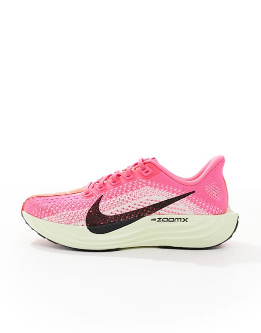 Asos Nike Running Pegasus Plus Trainers In Pink And Green