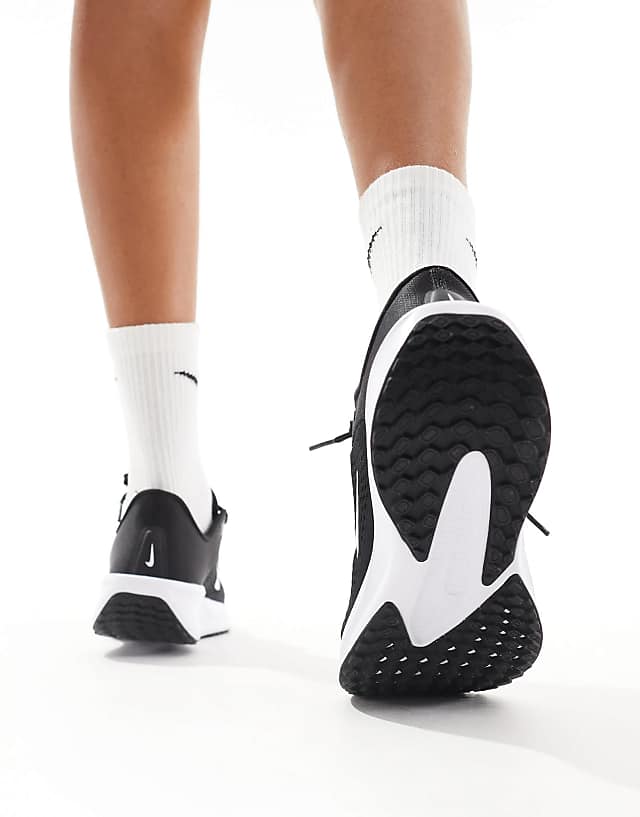 Asos Nike Running Quest 6 Trainers In Black And White
