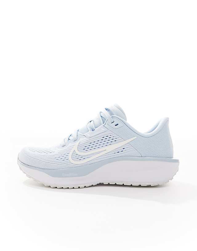 Asos Nike Running Quest 6 Trainers In Blue And White
