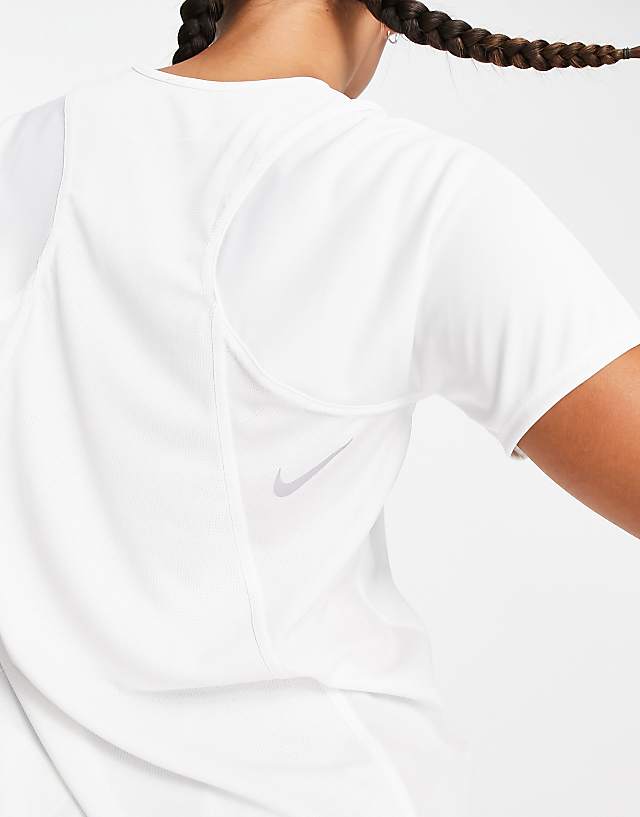 Asos Nike Running Race Day Dri-FIT T-shirt In White