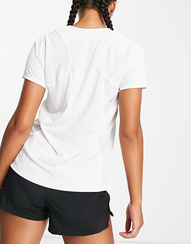 Asos Nike Running Race Day Dri-FIT T-shirt In White