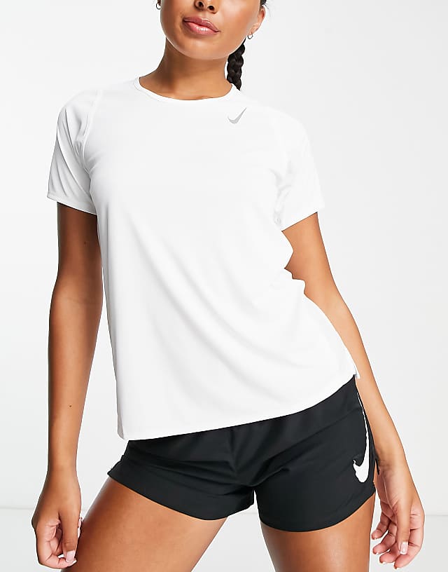 asos Nike Running Race Day Dri-FIT t-shirt in white