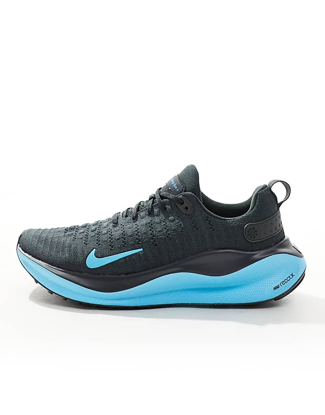 Asos Nike Running ReactX Infinity Run 4 Trainers In Black And Blue