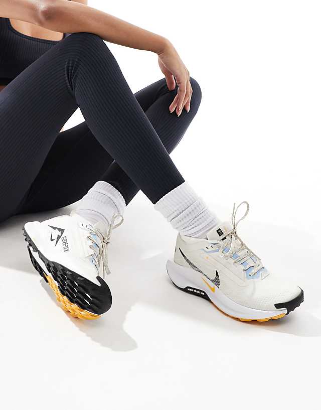 Asos Nike Running ReactX Pegasus Trail 5 Gore-TEX Trainers In Off-white