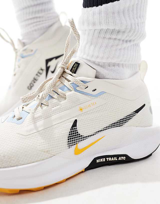 Asos Nike Running ReactX Pegasus Trail 5 Gore-TEX Trainers In Off-white