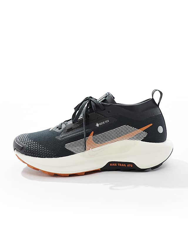 Asos Nike Running ReactX Pegasus Trail 5 Gore-TEX Trainers In Black And Orange