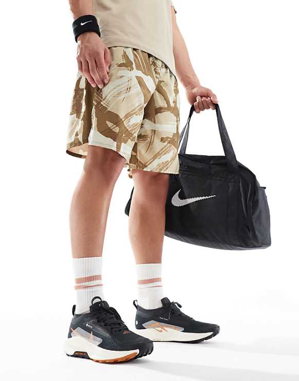 asos Nike Running ReactX Pegasus Trail 5 Gore-TEX trainers in black and orange