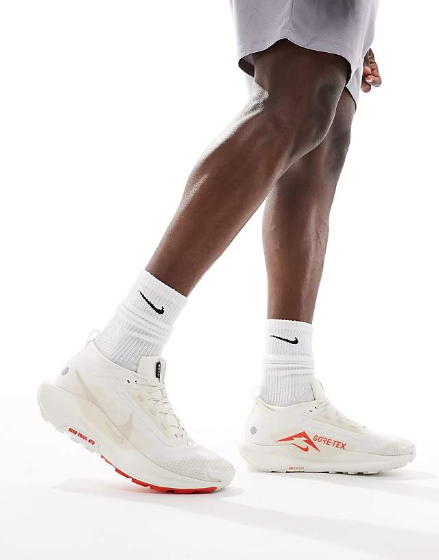 asos Nike Running ReactX Pegasus Trail 5 GORE-TEX trainers in white