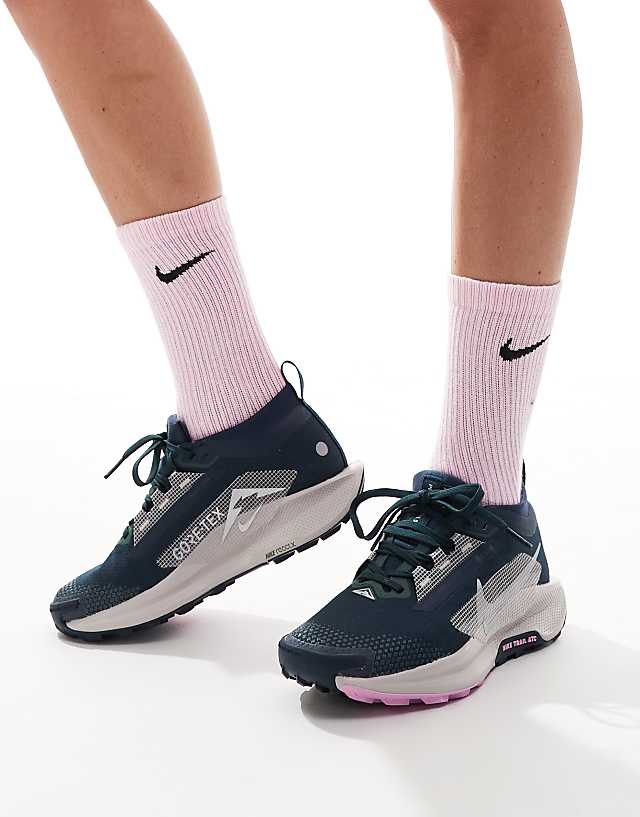 Asos Nike Running ReactX Pegasus Trail 5 GORE-TEX Trainers In Navy