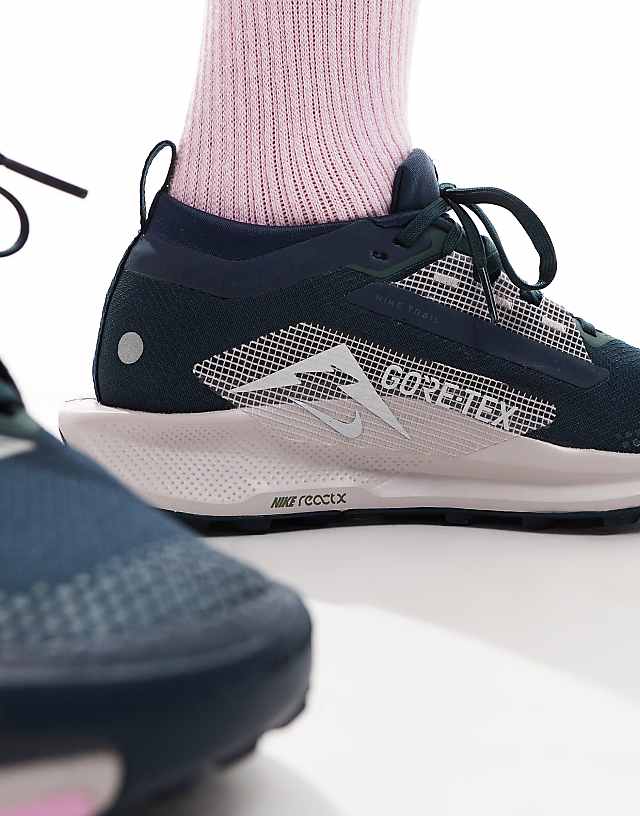 Asos Nike Running ReactX Pegasus Trail 5 GORE-TEX Trainers In Navy