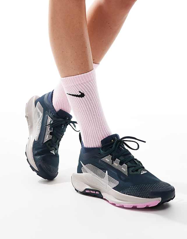 asos Nike Running ReactX Pegasus Trail 5 GORE-TEX trainers in navy