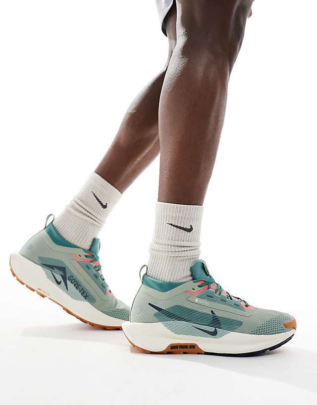 Asos Nike Running ReactX Pegasus Trail 5 GORE-TEX Trainers In Light Blue