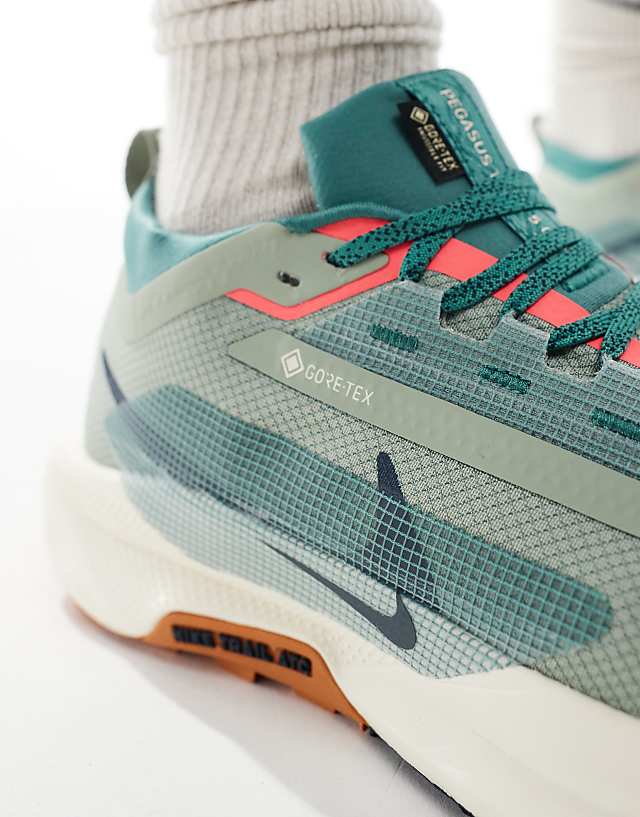 Asos Nike Running ReactX Pegasus Trail 5 GORE-TEX Trainers In Light Blue