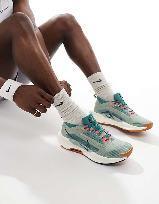 asos Nike Running ReactX Pegasus Trail 5 GORE-TEX trainers in light blue