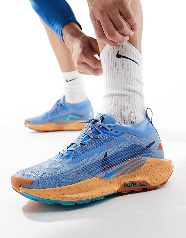 asos Nike Running ReactX Pegasus Trail 5 Gore-TEX trainers in blue