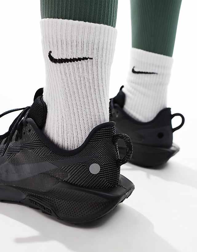 Asos Nike Running ReactX Pegasus Trail 5 Trainers In Black