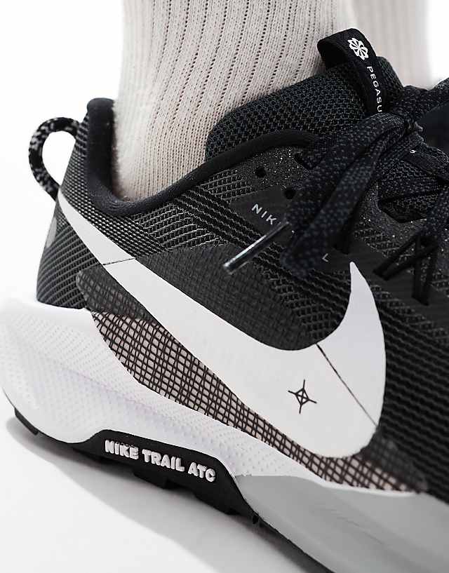 Asos Nike Running ReactX Pegasus Trail 5 Trainers In Black