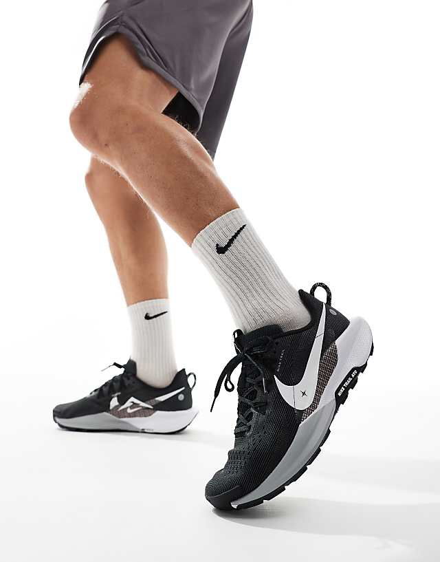 asos Nike Running ReactX Pegasus Trail 5 trainers in black
