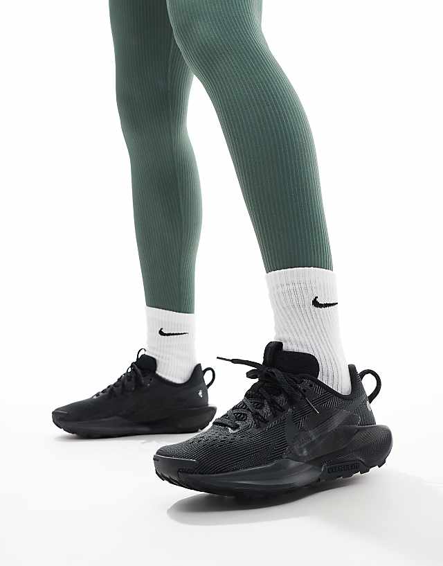 asos Nike Running ReactX Pegasus Trail 5 trainers in black