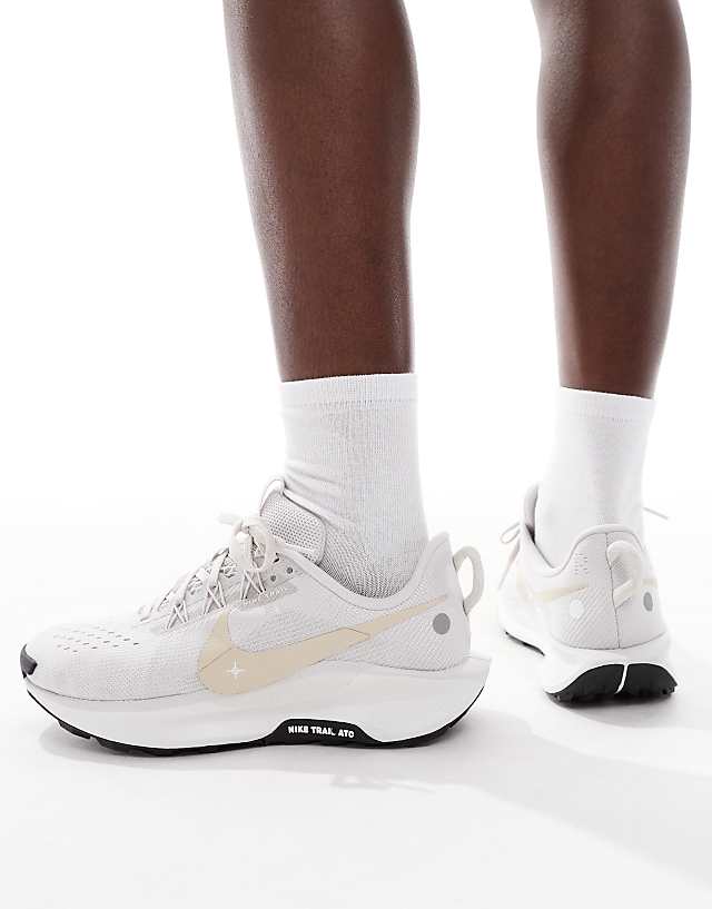 asos Nike Running ReactX Pegasus Trail 5 trainers in grey