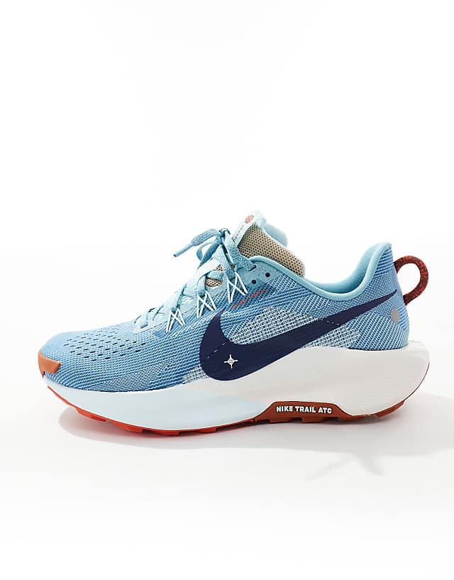 Asos Nike Running ReactX Pegasus Trail 5 Trainers In Light Blue