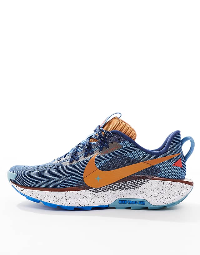 Asos Nike Running ReactX Pegasus Trail 5 Trainers In Navy And White