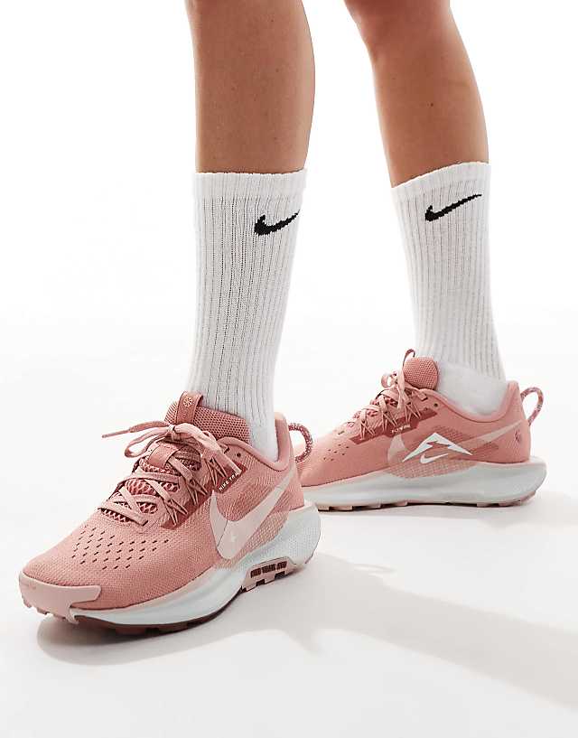 Asos Nike Running ReactX Pegasus Trail 5 Trainers In Pink