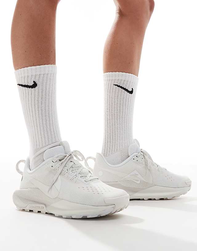 asos Nike Running ReactX Pegasus Trail 5 trainers in white