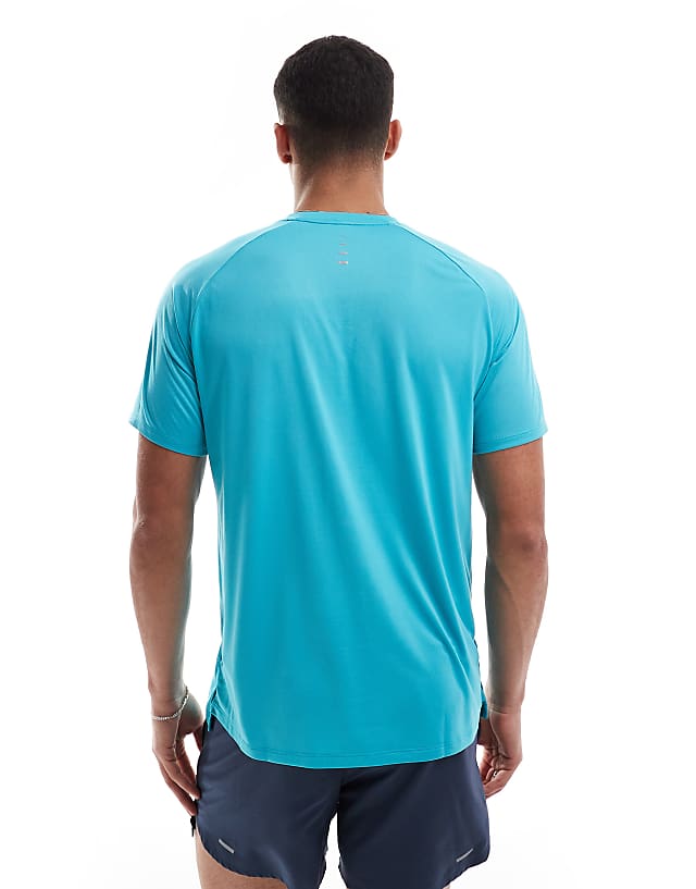 Asos Nike Running Stride Dri-FIT T-shirt In Turquoise