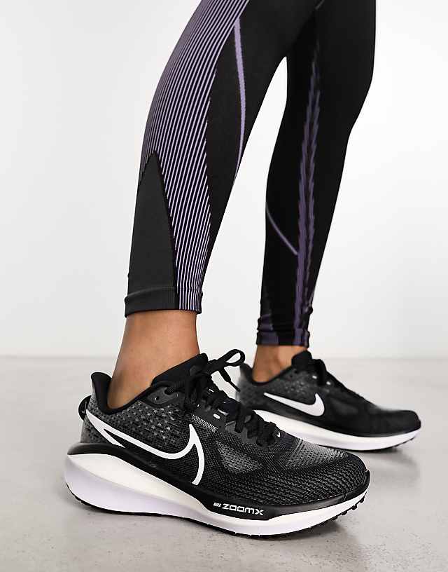 Asos Nike Running Vomero 17 Trainers In Black And White