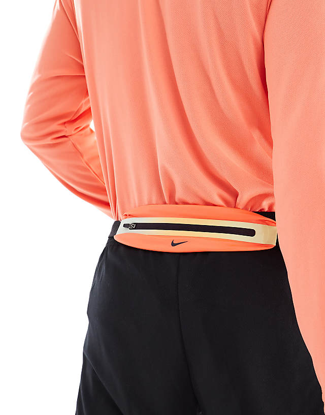 Asos Nike Slim Waist Pack 3.0 In Bright Crimson And Cave Purple