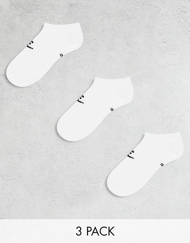 asos Nike Sportswear Everyday Essential no-show socks in white
